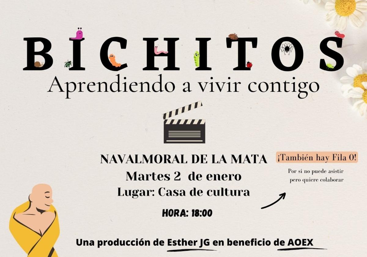 Se proyecta 'Bichitos' a beneficio de la Asociación Oncológica Extremeña
