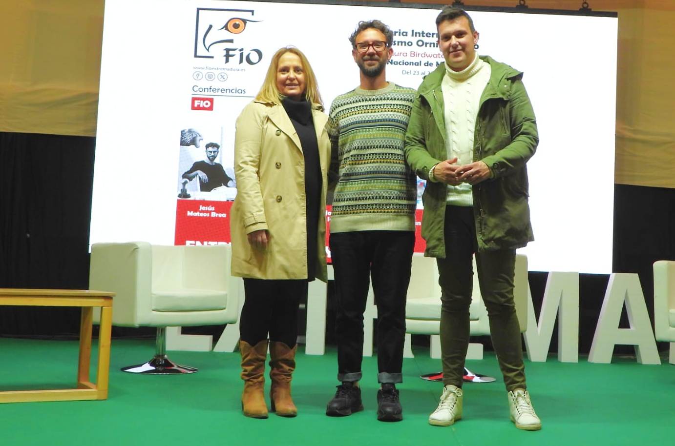 Presentación del mural en la Feria Internacional de Turismo