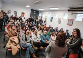Acto celebrado por Garlito en la casa del deporte