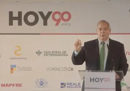 Mario Ruiz-Tagle, CEO de Iberdrola, durante su intervención en Cáceres