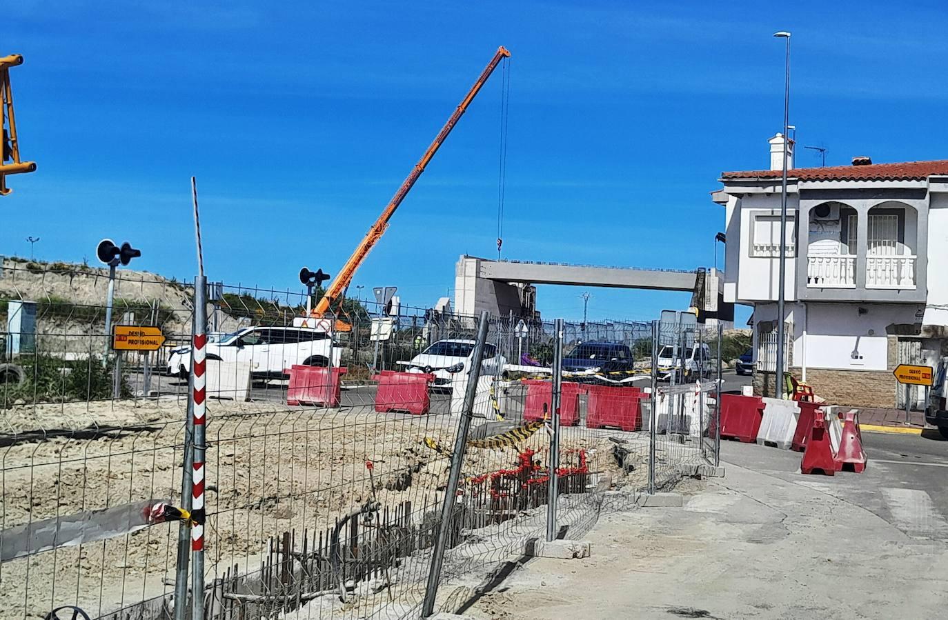 Las obras del tren eliminan la plaza de las cigüeñas