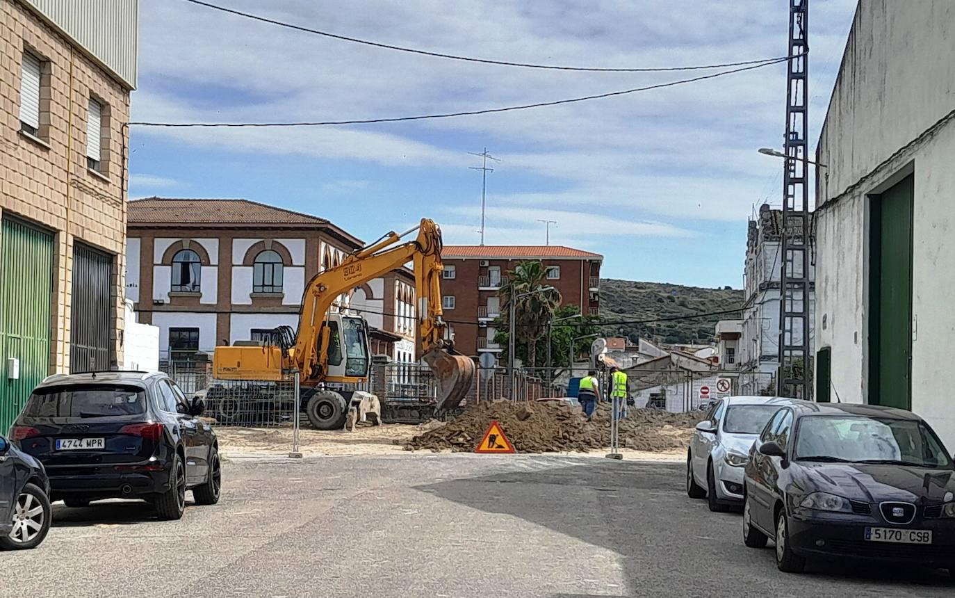 Las obras del tren eliminan la plaza de las cigüeñas