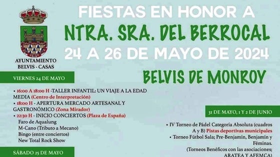 Belvís celebra las fiestas en honor a Nuestra Señora del Berrocal
