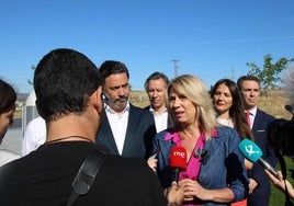 Cristina Teniente tras su visita a la central nuclear