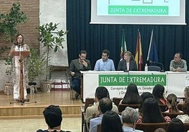 La consejera durante su intervención en el acto de graduación