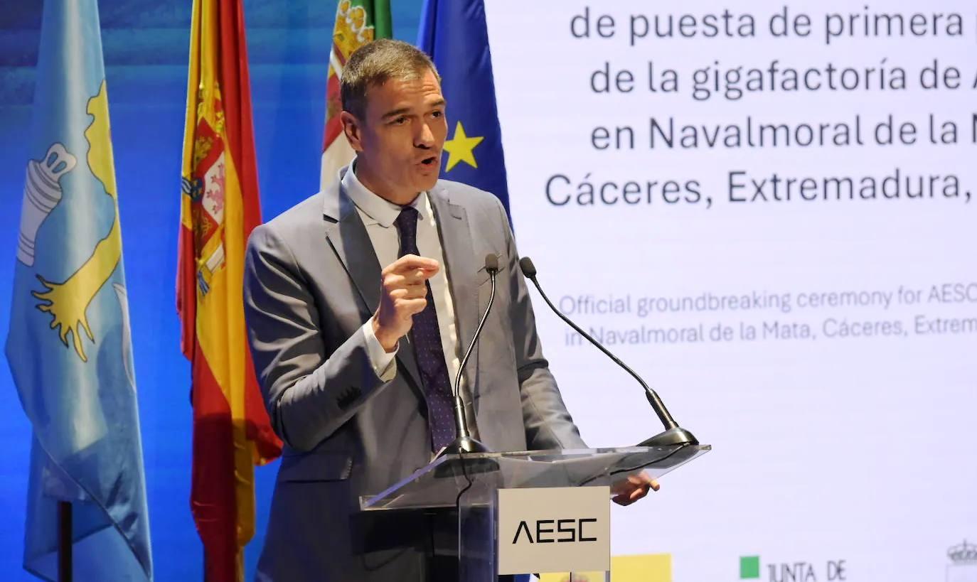Primera piedra del futuro industrial de Extremadura