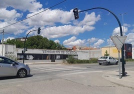 Semáforos de adorno durante una semana