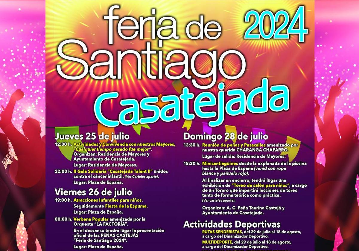 Casatejada celebra hasta el domingo la feria de Santiago