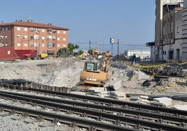 En esta franja se construirá el paso subterráneo para vehículos ligeros