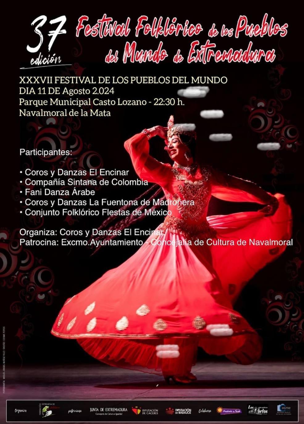 El folklore internacional vuelve al parque municipal