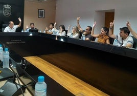 El equipo de Gobierno municipal casi al completo