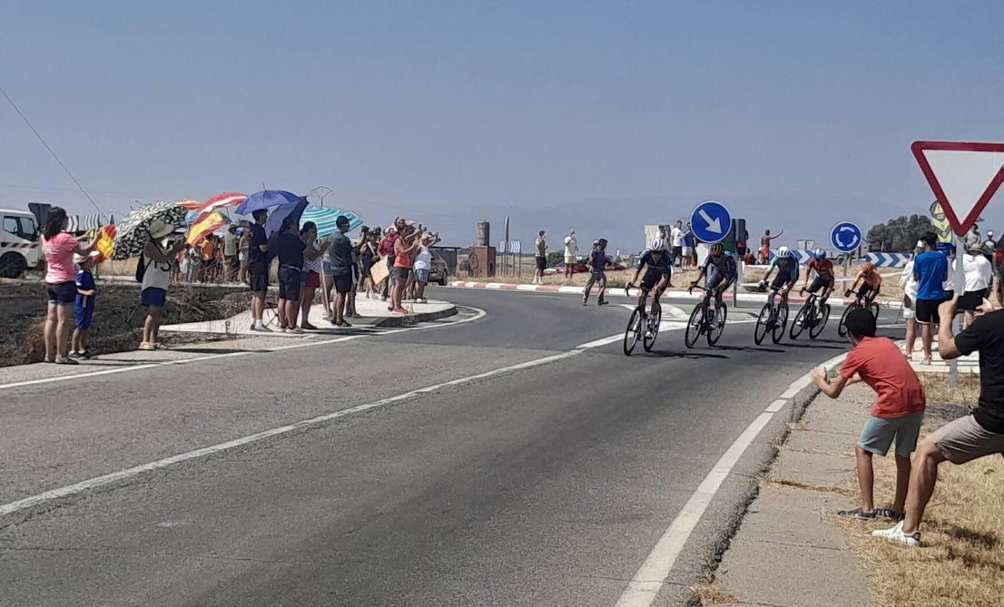 Paso fugaz de la Vuelta Ciclista a España por el Arañuelo