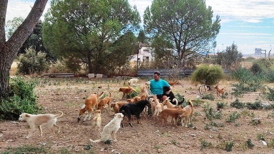 «Los perros te limitan, sí, pero cuidarlos compensa», dice Raúl González