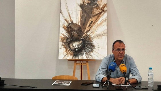 El segundo premio del pasado Certamen de Pintura Rápida anuncia las fiestas de San Miguel