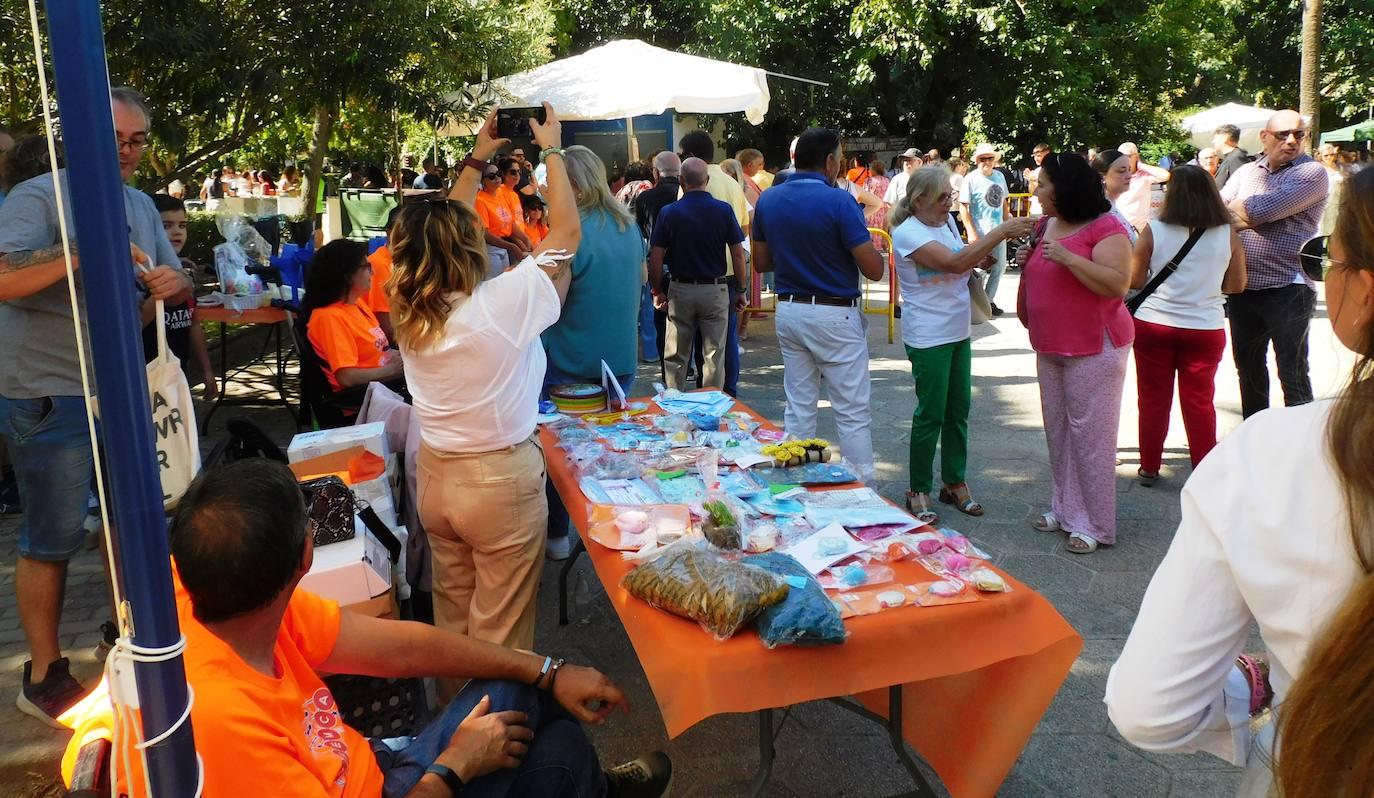 Gran acogida del encuentro de cortadores de jamón solidario