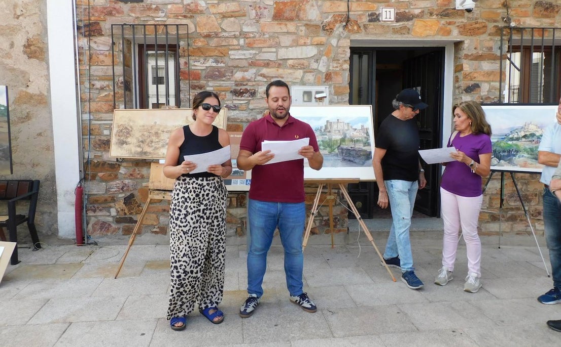 Gran nivel en el I Certamen de Pintura Rápida de Belvís de Monroy