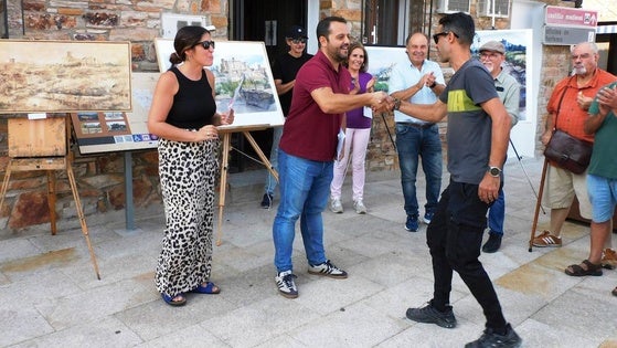 Gustavo Hernández gana el I Certamen de Pintura Rápida 'Beatriz de Monroy'