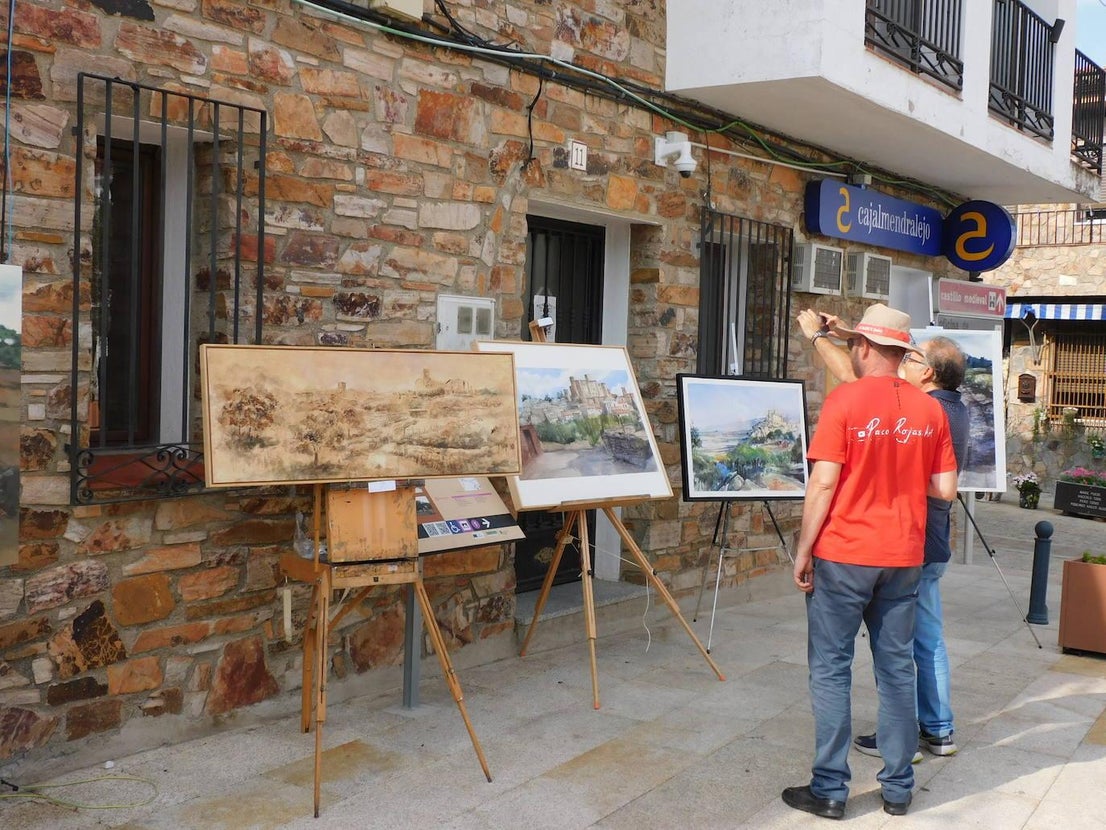 Gran nivel en el I Certamen de Pintura Rápida de Belvís de Monroy