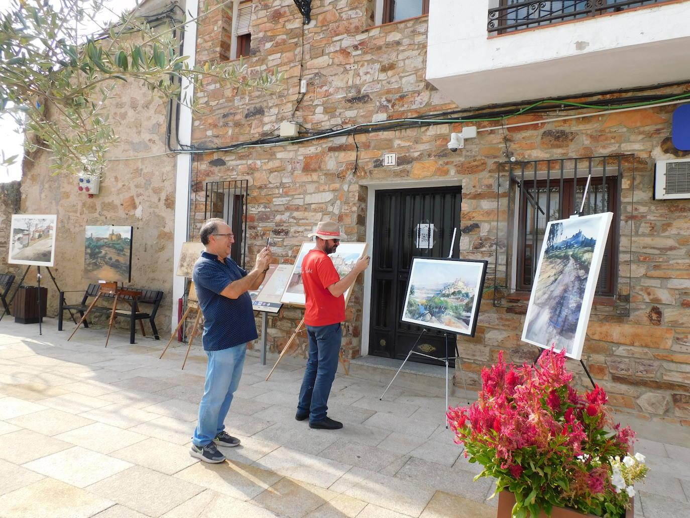Gran nivel en el I Certamen de Pintura Rápida de Belvís de Monroy