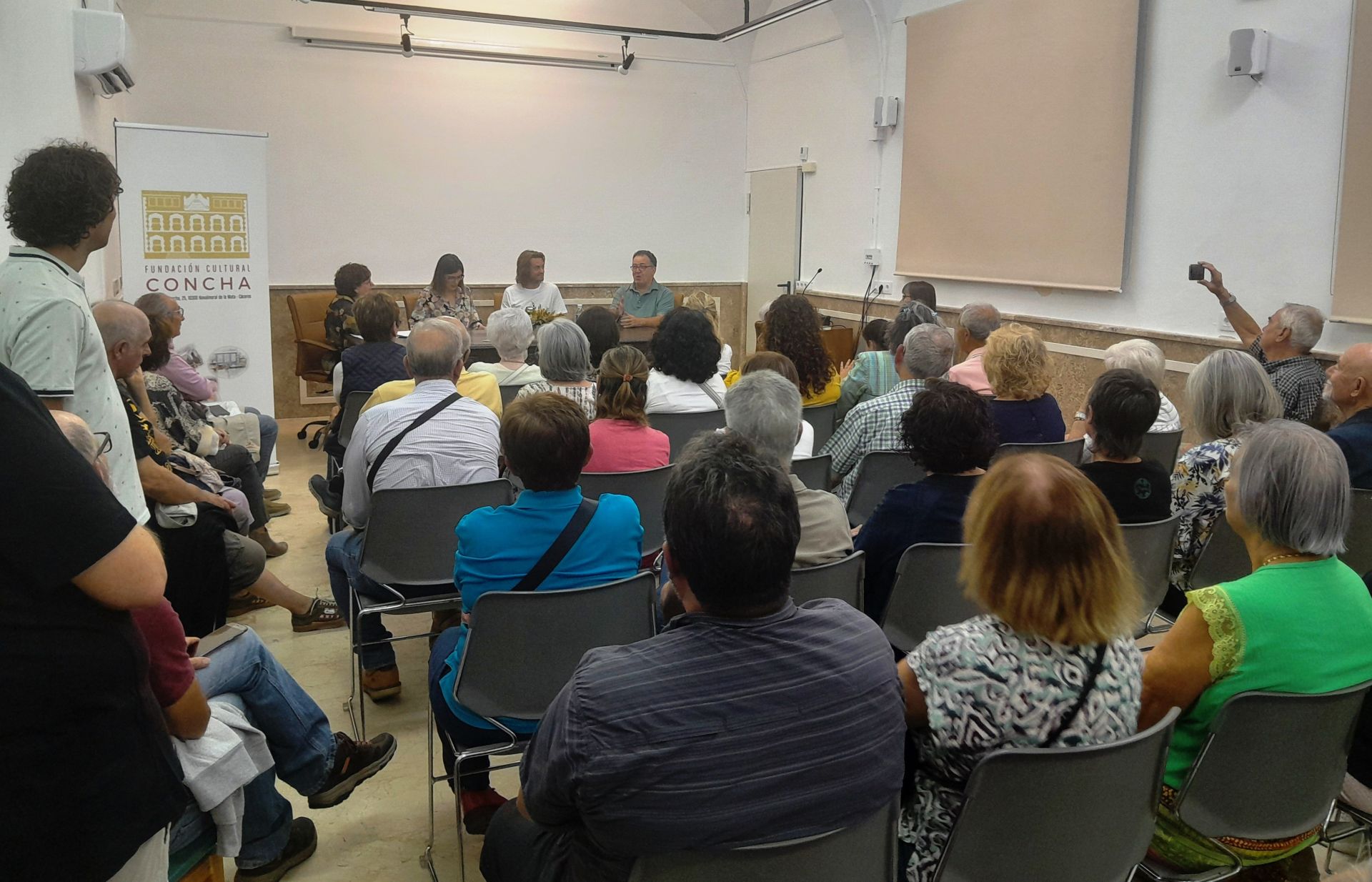 Reciente presentacíón del libro en la Fundación Concha