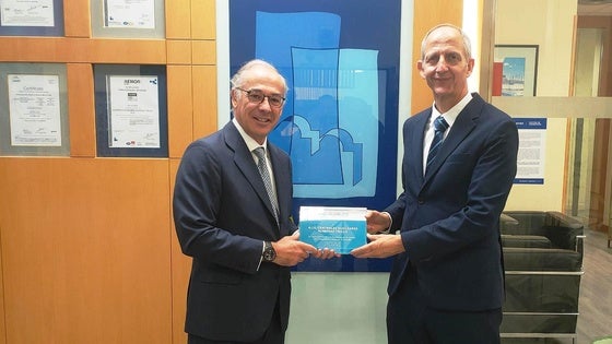 La central nuclear de Almaraz, reconocida por su labor en prevención de riesgos laborales