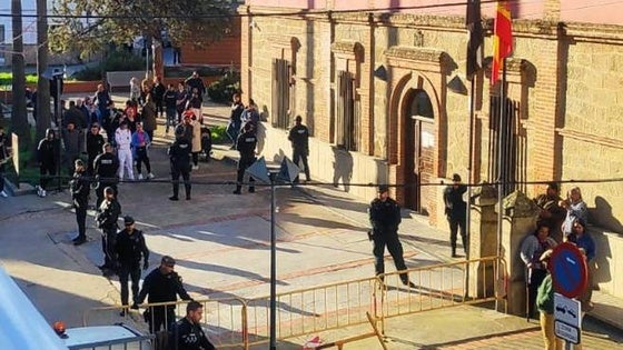 Amplio despliegue policial alrededor del Palacio de Justicia