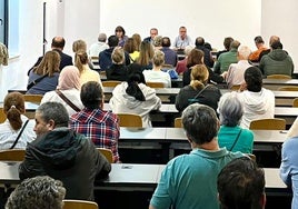 Reunión de vecinos de la Marcha Verde en La Inmaculada