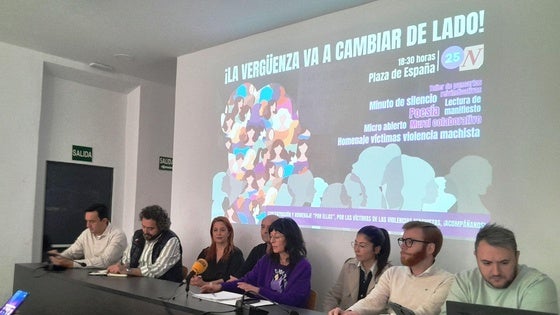 La oposición se une para conmemorar el Día de la Eliminación de la Violencia contra las Mujeres