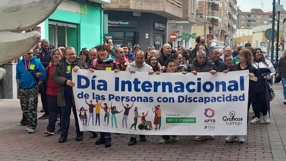 Una marcha urbana por el Día Internacional de las Personas con Discapacidad