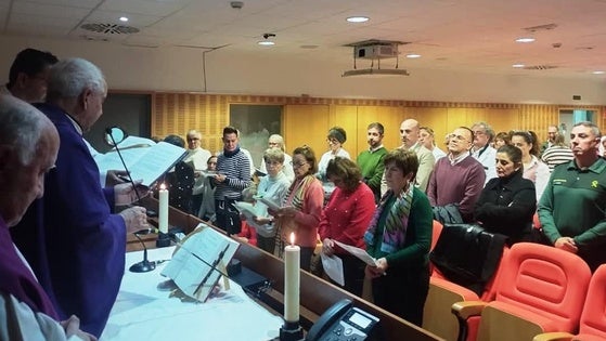 Una Eucaristía conmemora los 40 años de existencia del hospital Campo Arañuelo