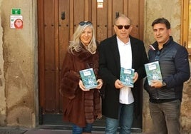 Francisco Pajares con Cristina Marcos y Francisco Javier Porras