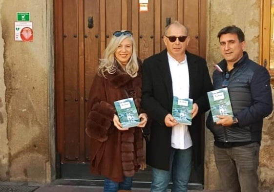 Francisco Pajares con Cristina Marcos y Francisco Javier Porras