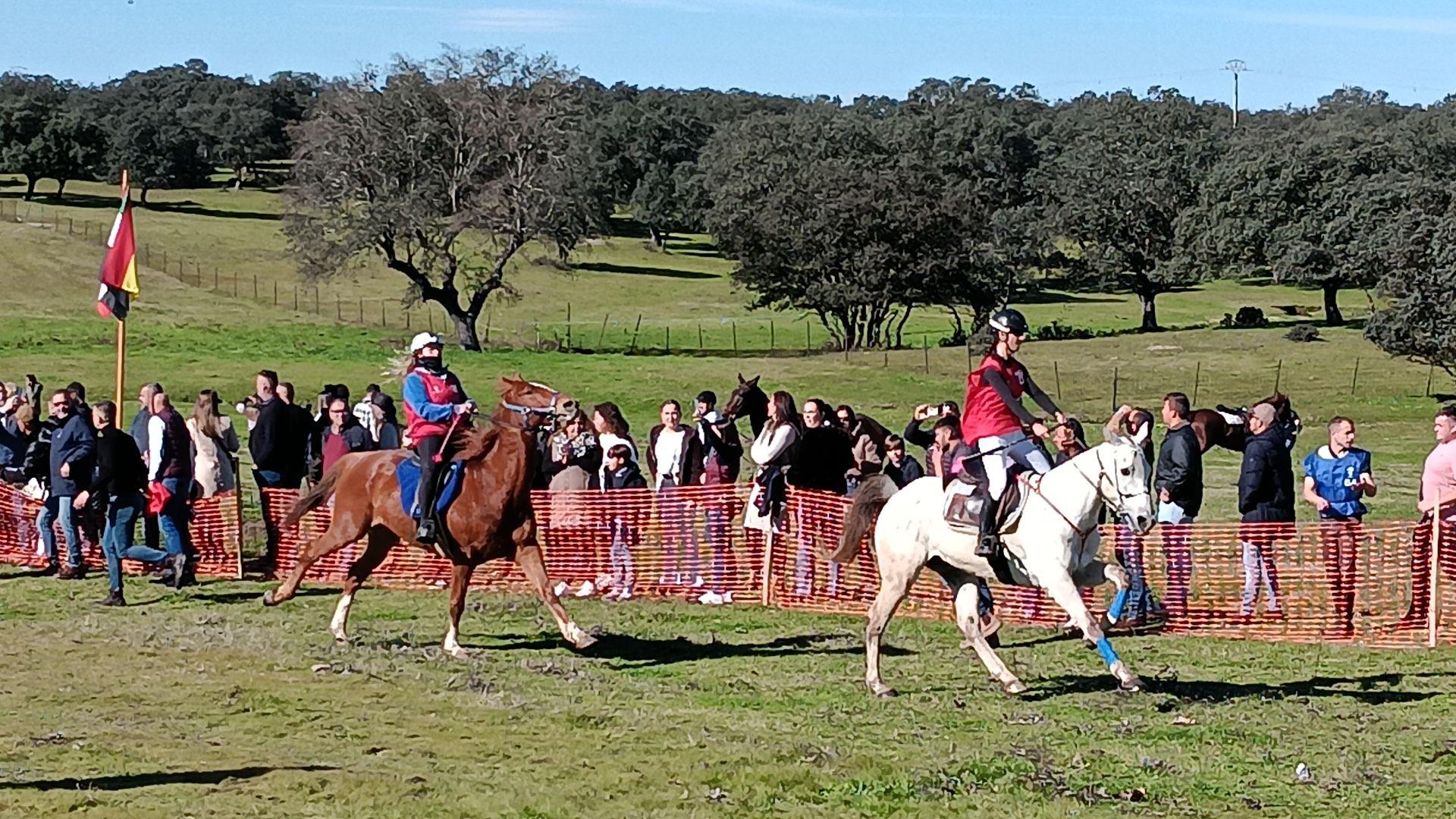 Gran ambiente en Toril en las carreras de caballos de San Blas