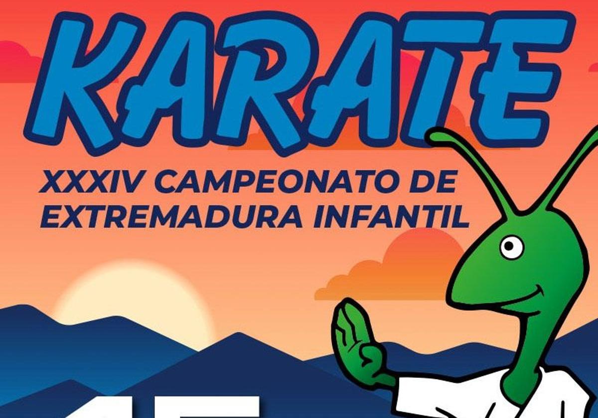 El pabellón Antonio Jara acogerá el sábado el XXXIV Campeonato de Extremadura Infantil de Karate