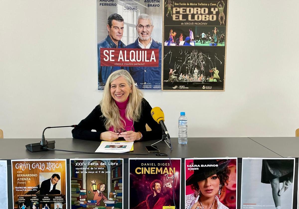 Cristina Marcos, concejala de Cultura, en la presentación