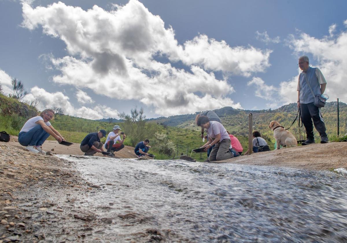 Bateo de pirita en el embalse de Zamarro