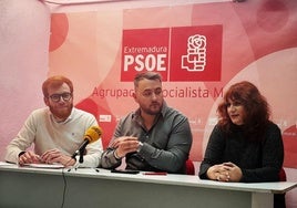 Medinabeitia, Encinas y Medina el martes en la sede local del PSOE