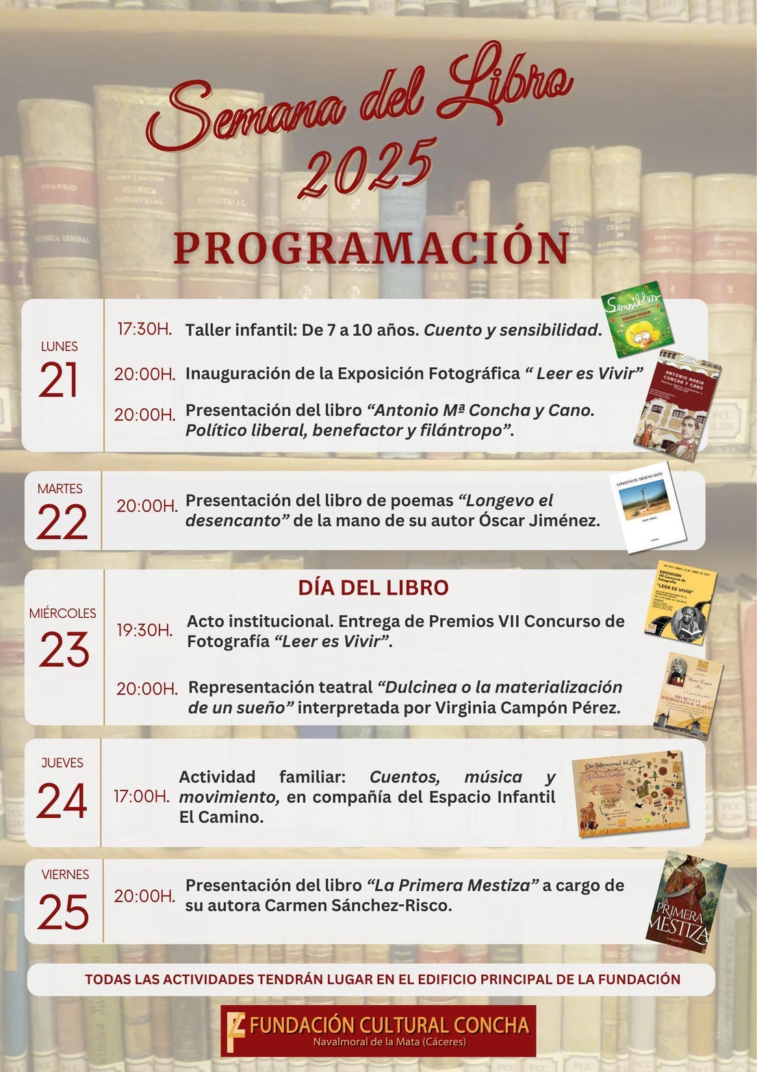 El libro, protagonista en la Fundación Concha