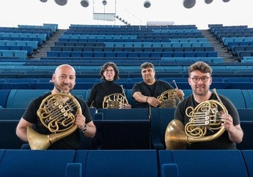 Concierto del Cuarteto de trompas de la Orquesta de Extremadura en la Fundación Concha