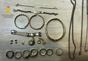 La Guardia Civil detiene a un hombre por el robo de joyas valoradas en 2.000 euros