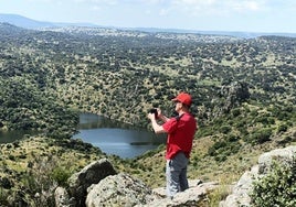 Buena parte de los participantes en la ruta antes de la salida