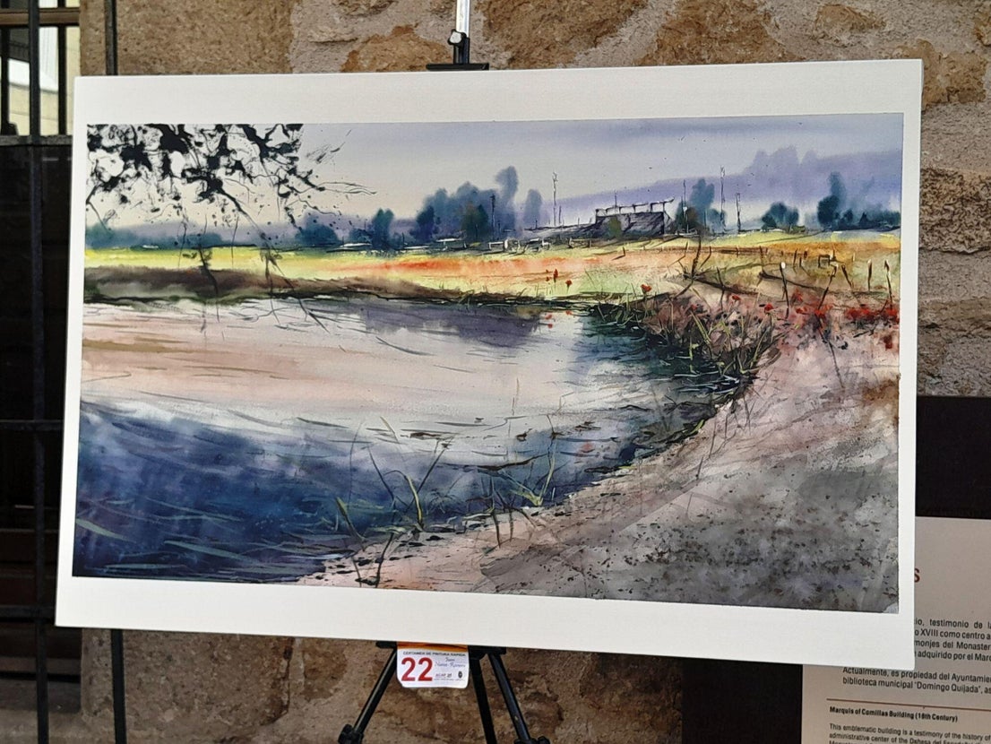 El Premio de Pintura Rápida 'Juan Núñez' eleva el nivel