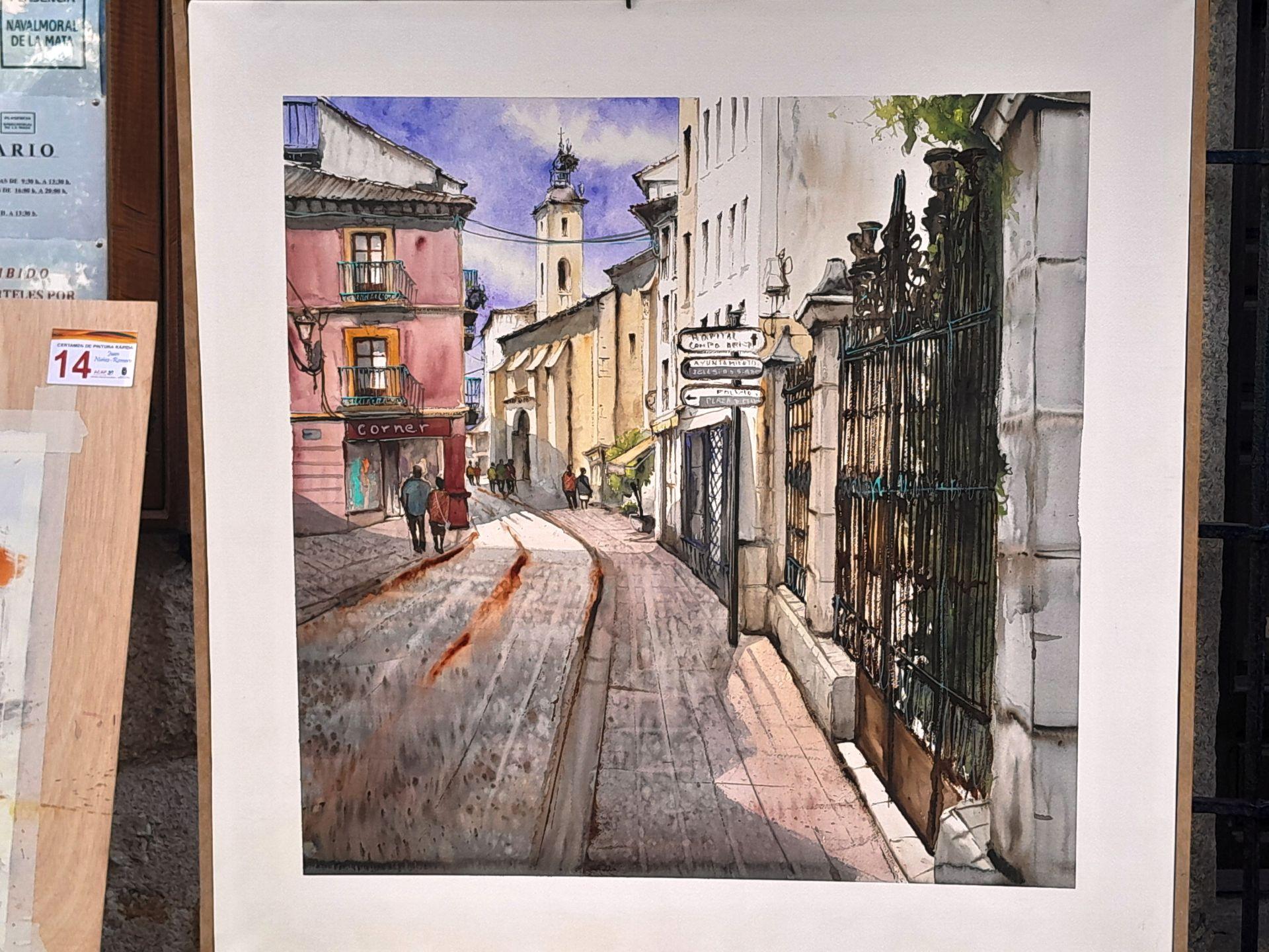 El Premio de Pintura Rápida 'Juan Núñez' eleva el nivel