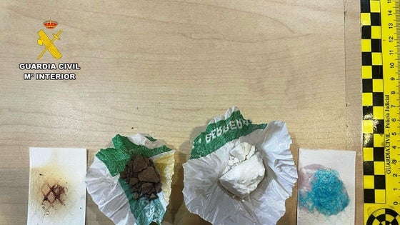 Dos detenidos con 76 dosis de cocaína y 36 de heroína para preparar 'rebujitos'