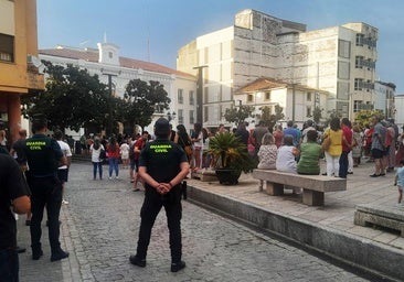 Concentración en la plaza de España para pedir más seguridad