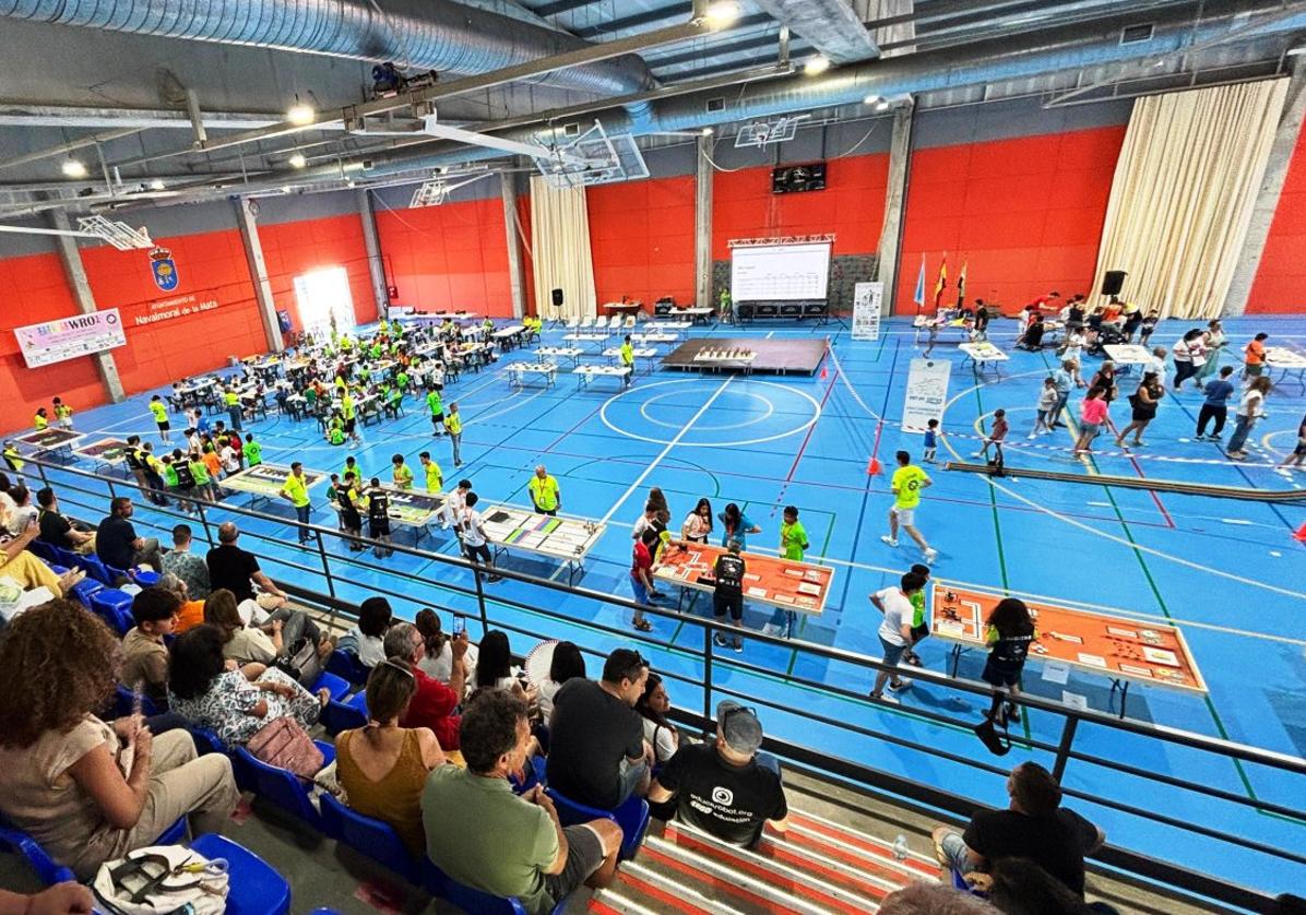 Imagen de la competición desde los graderíos