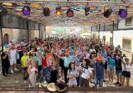 Saucedilla festeja a San Juan Bautista con mucho calor