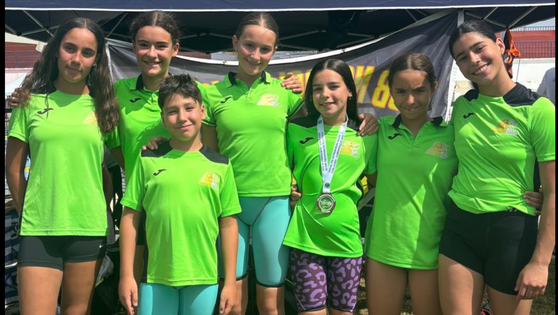El Club Natación Moralo suma seis medallas en el Campeonato de Extremadura/Copa Judex