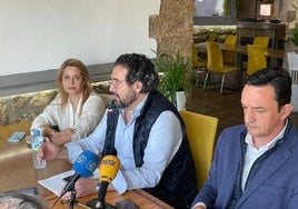 Nuria Camacho, Jaime Vega y Roberto García, de Liberales