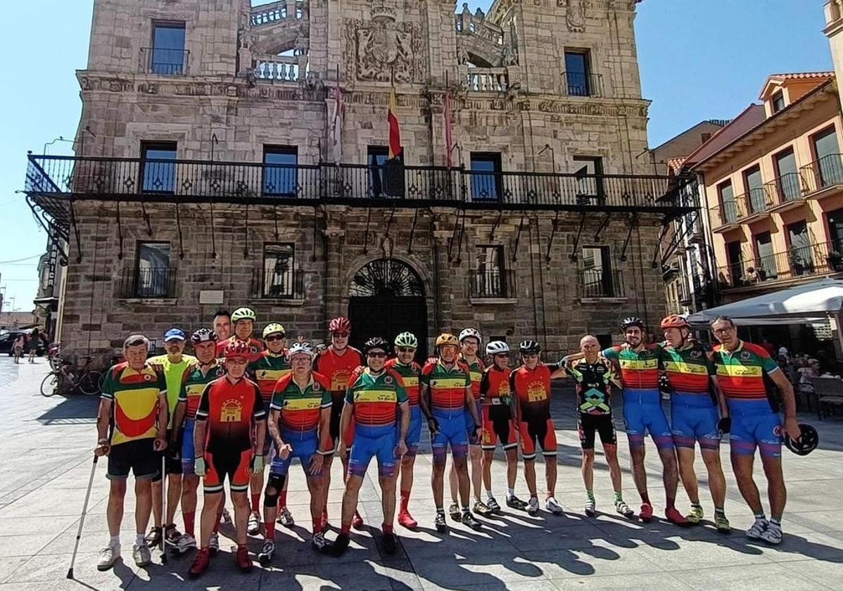En Astorga en la anterior edición de la ruta